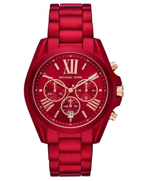 red michael kors watch men's macys|Macy's Michael Kors women watches.